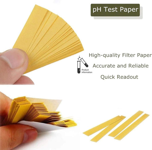 3 Pack pH.1-14 Test Paper - Extensive Litmus Test Paper, 240 Strips with Storage Case for Water, Soil Testing