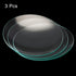 PATIKIL 150 mm Diameter Watch Glass, 3 Packs Beaker Cover for Laboratory, Smooth Edges Chamfered Arc