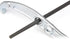 KALIM 8 Inch Round Hand File, High Carbon Hardened Steel with Ergonomic Grip, Plastic Non-Slip Handle