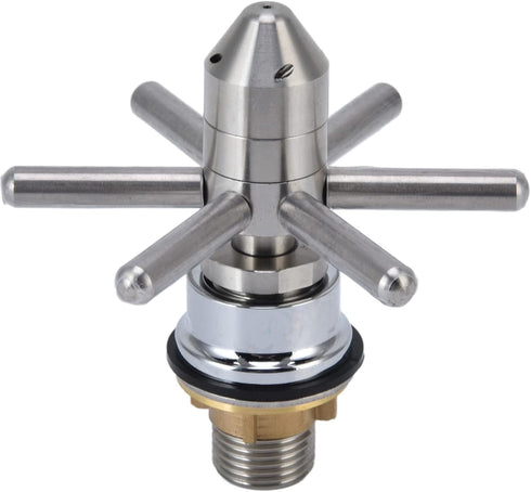 Sink glass rinser, stainless steel kitchen cup washer with star shaped base, for bar restaurant coffee shop home milk