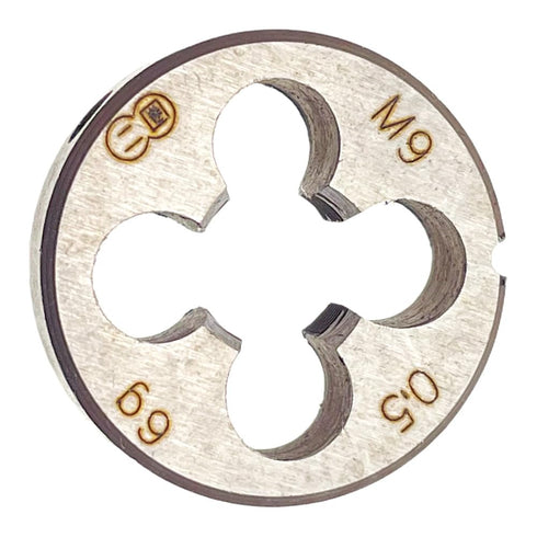 M9x0.5 Tap Die Set, Right Hand Machine Tool for Metric Threading, M9 x 0.5