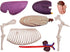 NEXAVKPR Realistic Horse Organ Model Medical Teaching Toy, Horse Anatomy with Detachable Organs for Dissectible Organ