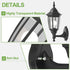 -Black(Bulb Included),1 Pack EMART Outdoor Porch LightExterior Waterproof Wall Light Fixtures, Special Handling