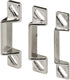 Prime-Line K 5148 1-11/16 In. Zinc Diecast Constructed Strike Plate Assortment for