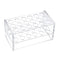 uxcell Test Tube Rack Holder Lab Stand Acrylic with 18-Well for 10ml, 15ml Tubes (Clear)