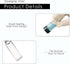 10mL Clear Glass Sample Vials, 50Pcs Borosilicate Vial with Screwcap, PE Liner Lab Liquid Sampling Bottle