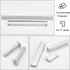 KGUDYS 4-Piece Hardware,150mm/5.9in Finger Edge Pull Handles,Kitchen Cabinet Handles,Aluminium Furniture