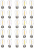 FUTIME 25 Pack S14 LED String Light Bulbs, 1W Shatterproof & Waterproof Outdoor