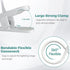 5 5 CUHIOY Clip on Reading Light for Bed Headboard, Rechargeable Battery Clamp on Bunk Bed Light, Colors Brightness