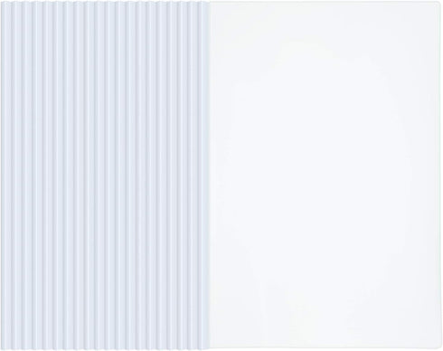 Pelopy 20 Pack Slide Grip Binding Bars, A4 Spine Plastic Slide for School Office Report Cover (White, 0.8 cm, 40 Sheets)