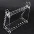 Organic Glass Pipette Rack, Trapezoid Supporting Holder with 1.5cm Hole for Pipettes