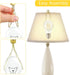 Bulb 2 Pack Lamp Shade Light Clip Adapter, Lampshade Holder Include Finial and Leveller to Securely Fit Lamp Shades