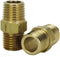 Milton S-646 1/4" MNPT Hex Nipple, Pack of 2