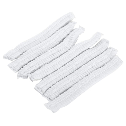 Srliya 100 Pcs Disposable Cap High Elasticity Non Woven Fabric Disposable Hair Net