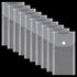 Plastic Envelopes, 10 Pack Poly Hook Loop Closure, Receipt Stickers Storage Holder Document Folders