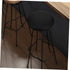 TOPPERFUN Rotating Stool Replacement Seat Cover Wear-Resistant Pu Round Cushion for Bar and Dining Use Soft Sponge