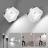 Moobibear Motion Sensor Wall Light Indoor 2Pcs, 3500mAh Rechargeable Battery Operated LED