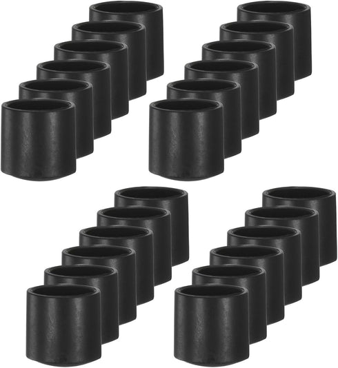24-Pack 1/2 Inch(13mm) M METERXITY Chair Leg Caps, PVC Chair Leg Floor Protectors for Folding Chairs/Metal