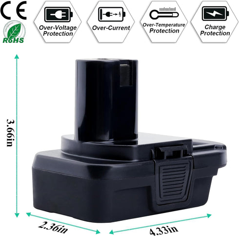 Lasica Adapter Compatible with DeWalt 20V Battery & Milwaukee M18 Battery for Ryobi 18-Volt ONE+ Cordless Tools