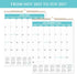 Calendar 2025-2027 - Wall Calendar from Nov 2025 to Jun 2027, 20 Monthly Calendar for Home or Office, 8.5 x 11 In