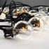 G40 Bulbs,Clear Bulb E12 C7 1.5 Inch 5 Bulbs White-50 Pack Abeja Replacement Light Globe fits Candelabra Screw Base