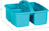 Teacher Created Resources Portable Plastic Storage Caddy, 3 Compartment for Classrooms, Kids Room, Office Organization,