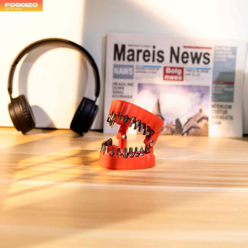3D 28PCS 1/4 3-in-1 Denture Drill Bit Holder, Dentist Gift, Sculpture Desk Decor, Hex Bit, Screwdriver, Desk Gadget