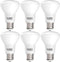 Sunco Lighting 6 Pack BR20 LED Bulbs, Indoor Flood Light, 3000K Warm White, 50W Equivalent, E26 Base