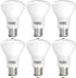 Sunco Lighting 6 Pack BR20 LED Bulbs, Indoor Flood Light, 3000K Warm White, 50W Equivalent, E26 Base