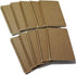 Softcover Spiral Notebook, Kraft Cover, 50 Sheets (100 Pages) Blank, 10 Notebooks Per Pack, A5, Brown
