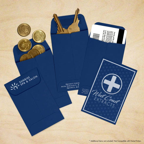 LUXPaper #1 Coin Envelopes | 2 1/4" x 3 1/2" | Navy Blue | 80lb. Text | 250 Qty