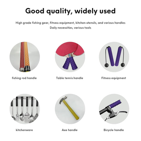 Fishscale Pattern Heat Shrink Tube by Accering for Sports Racquets Paddle Handles (f20mm, L3.3ft)
