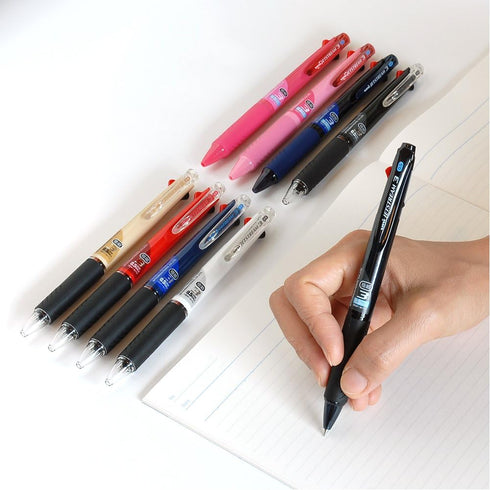 Uni Ballpoint Pen Jetstream 3 Color, Black, Red, Blue Ink, 0.5mm, Transparent Navy