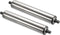 PATIKIL Conveyor Roller - 1.5" Diameter, 8" Length, 2 Pack Stainless Steel Gravity Transmission Replacement Part,