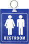 Specialist ID 2 Pack Unisex Restroom Pass Keychain - Durable Bathroom Tag with Key Chain Ring