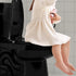 Stain-Resistant Elongated Toilet Seat with Built-In Child Seat for Easy Maintenance