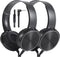 2 Pack Wired Classroom Headphones with Microphone for Kids All Ages K-12,