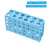 PATIKIL Tube Rack, 1 Set Vial Rack, 80 Wells for Microcentrifuge Tubes 0.5/1.5/2.0/10/15/50ml, Blue Pink
