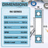 PGN (10 Pack) R6-2RS Bearing - Lubricated Chrome Steel Sealed Ball Bearing - 3/8" x 7/8" x 9/32 with Rubber Seal & High