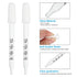 PATIKIL Eye Dropper, 5Pcs 1ml Glass Graduated Pipette with Rubber Cap and Brush for Essential Oils, Lab Experiments,