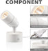 2 Pack 3W 3000K 120V 5.9 SUNVIE LED Up Lights Indoor, Spot Lights for Indoor Use with Warm White, Spotlights for Plants