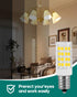 JDE11 120V 40W Bulbs T3/T4 E11 4W Bulbs Non-dimmable 400LM 2 Pack) Halogen Mini Candelabra Equivalent, Mini Base Energy