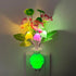 Sensor LED Night Light, Color Changing Flower Night Light Plug-in Wall Based