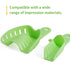 10 PCS Dental Impression Trays Disposable Plastic Set - Small Medium Large Autoclavable Perforated (Green)