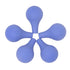 Honbay Laboratory Tool, 5PCS Blue Suction Ball Pipette Dropper Rubber Bulb, Fit for 3ml 5ml 10ml 15ml Pipettes