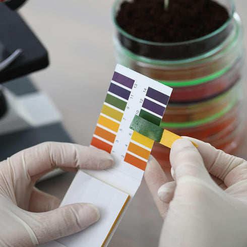 0.5-5, 2 Pack 160 PATIKIL PH Test Strips Indicator Papers Litmus Tester for Water Food Soil Alkaline Acid Testing
