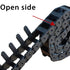 2pcs 39.3 inch Carrier Drag Chain Cable, Black Open Type for CNC Router Mill and 3D Printer, Includes Connectors and