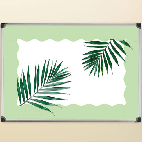 Fancy Land Mint Green Scalloped Bulletin Board Border Trim, 52ft One Roll for Classroom Decoration