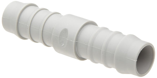 Tefen 12255610083 Nylon 66 Hose Fitting, Coupling, Gray, 5/8" x 1/2" Hose ID