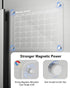 Nicpro 2 PCS Magnetic Acrylic Calendar for Fridge, Clear Dry Erase Board with 12 Color Markers & Pen Holder